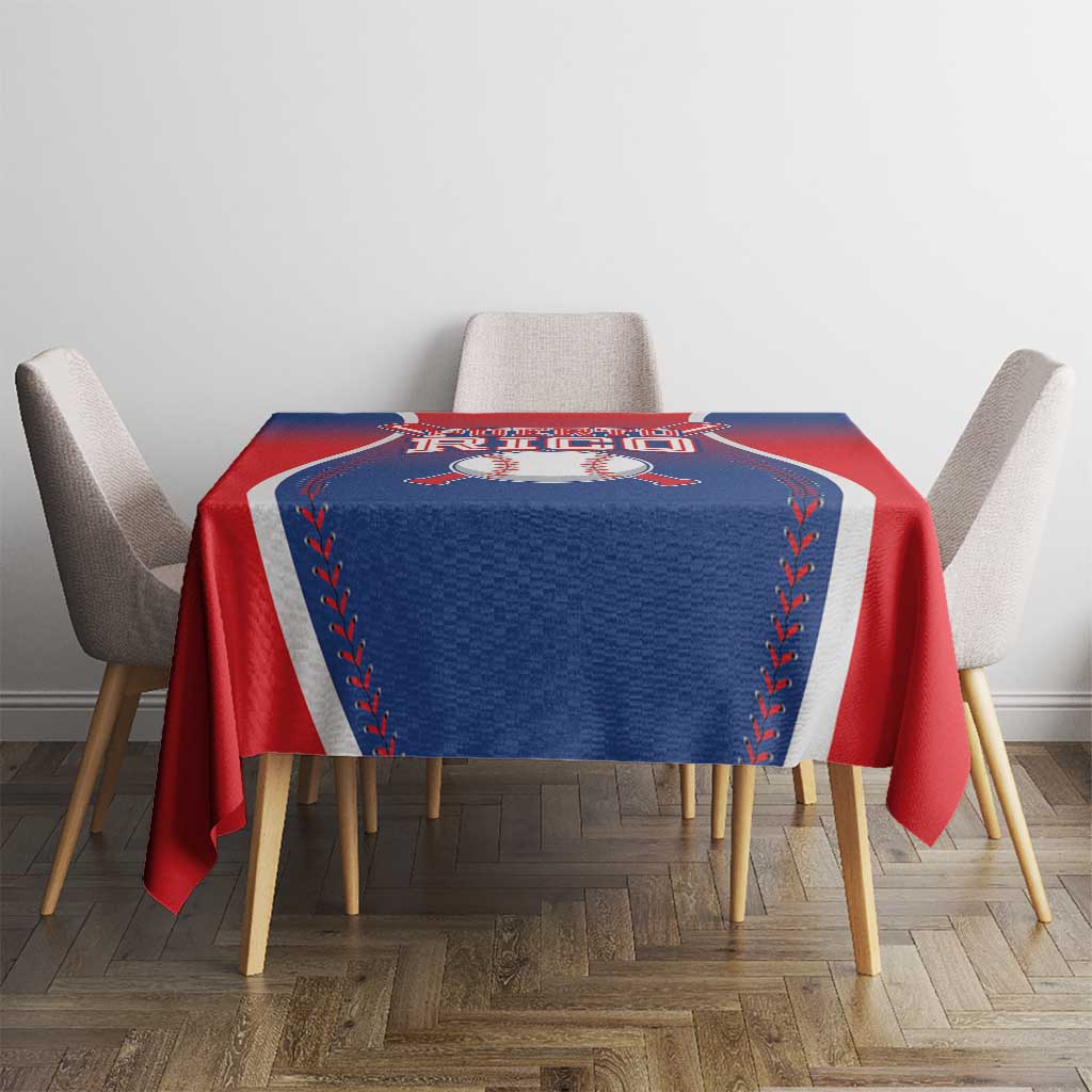 Puerto Rico Baseball Tablecloth Unique Style