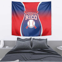 Puerto Rico Baseball Tapestry Unique Style