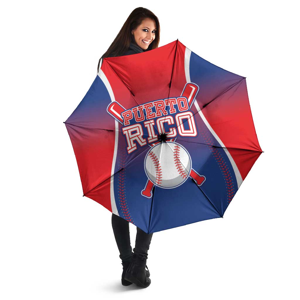 Puerto Rico Baseball Umbrella Unique Style