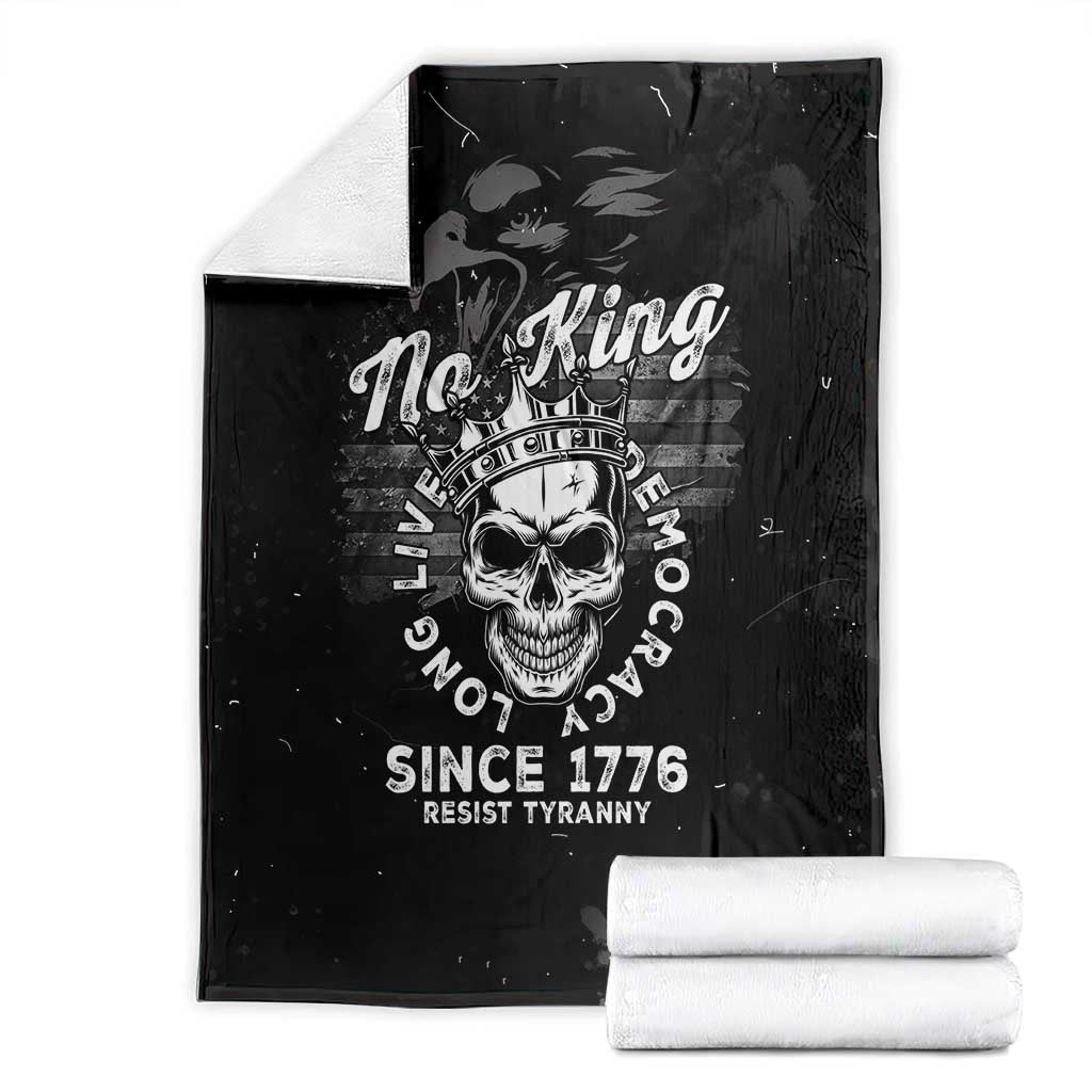No Kings In America Blanket Resist Tyranny - Wonder Print Shop