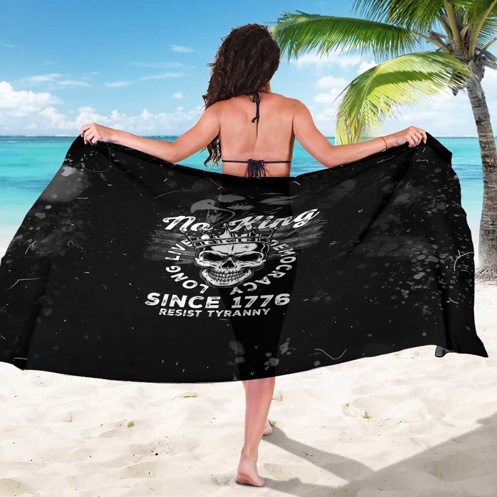 No Kings In America Sarong Resist Tyranny - Wonder Print Shop