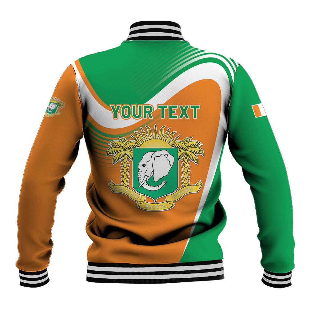 Personalized Ivory Coast 1960 Baseball Jacket Happy Independence Day