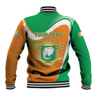 Personalized Ivory Coast 1960 Baseball Jacket Happy Independence Day