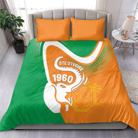 Ivory Coast 1960 Bedding Set Happy Independence Day
