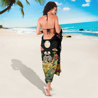 Skeleton Lovers Sarong Hippie Gothic Aesthetic - Wonder Print Shop