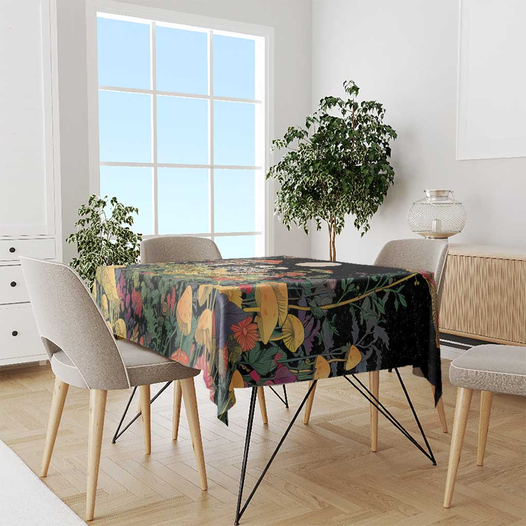 Skeleton Lovers Tablecloth Hippie Gothic Aesthetic - Wonder Print Shop