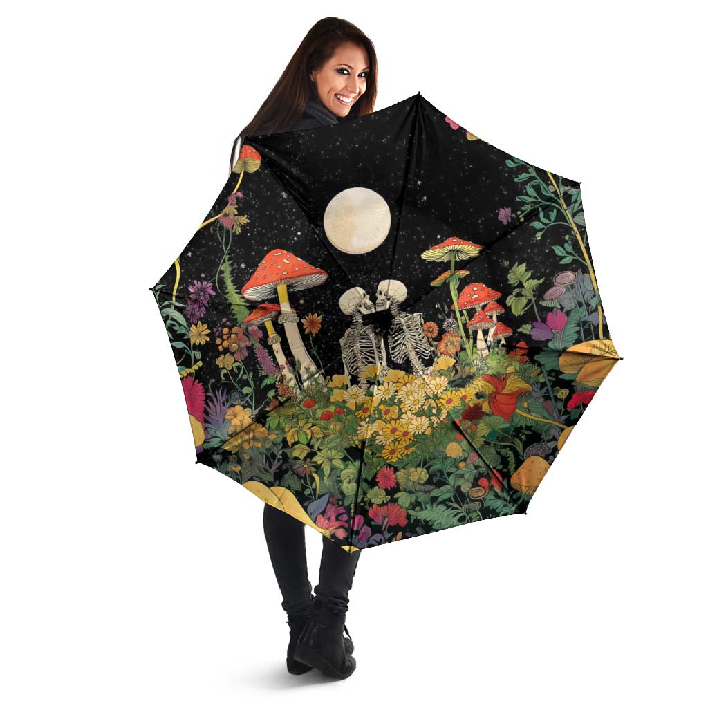 Skeleton Lovers Umbrella Hippie Gothic Aesthetic - Wonder Print Shop