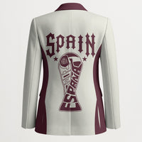 Custom World Football 2026 Spain Blazer Come On Spain Beige Version