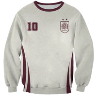 Custom World Football 2026 Spain Sweatshirt Come On Spain Beige Version