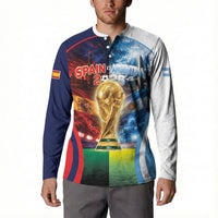 Custom Spain Argentina 2026 World Football Button Sweatshirt Go For Glory