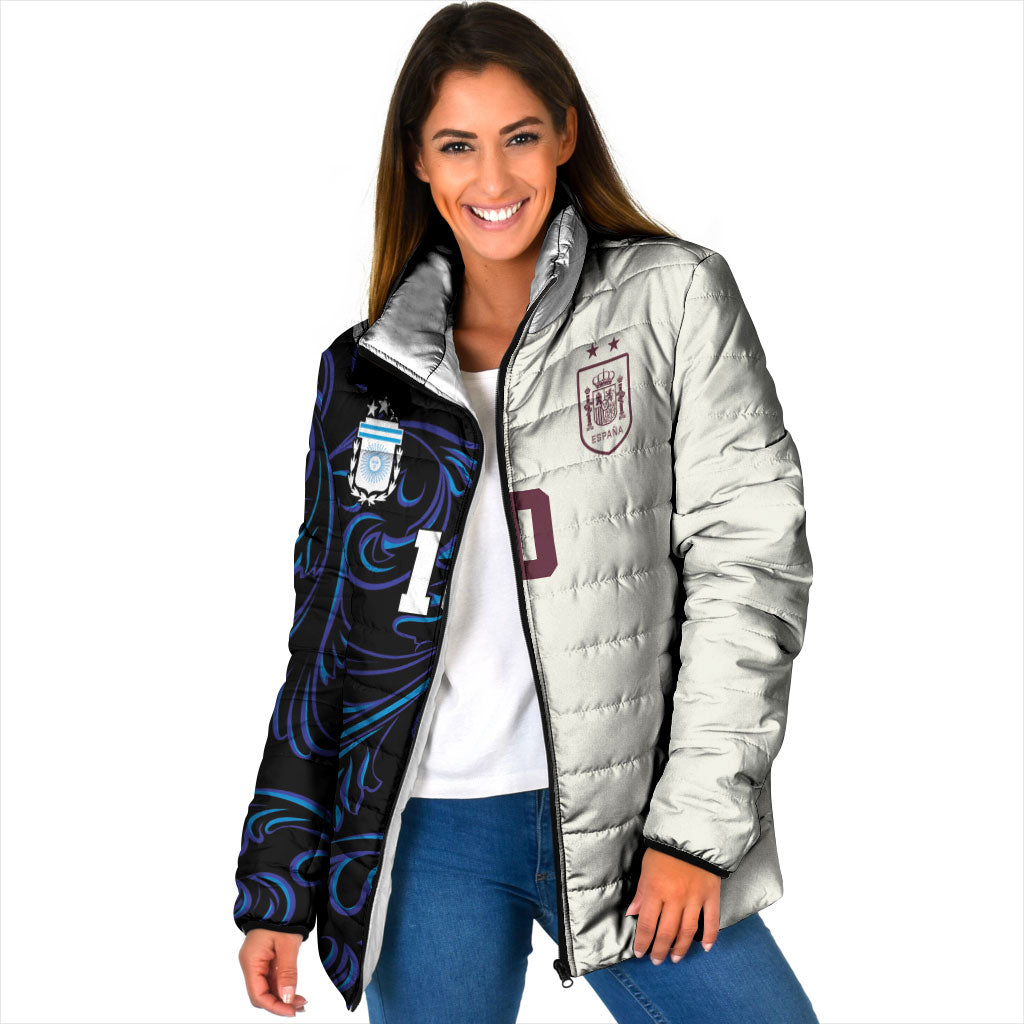 Custom Argentina Espana Padded Jacket 2026 World Final Football