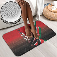Jamhuri Ya Kenya Bathroom Set Patriotic Lion With Flag
