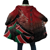 Jamhuri Ya Kenya Cloak Patriotic Lion With Flag