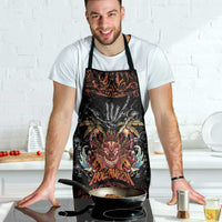 Aloha Halloween Apron Horror Tiki Heavy Metal Style - Wonder Print Shop