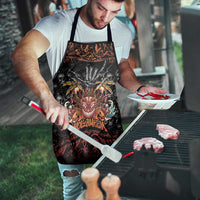 Aloha Halloween Apron Horror Tiki Heavy Metal Style - Wonder Print Shop