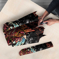 Aloha Halloween Umbrella Horror Tiki Heavy Metal Style - Wonder Print Shop