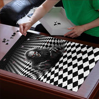 3D Illusion Horror Halloween Puzzle Creepy Evil Skull - Wonder Print Shop