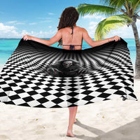 3D Illusion Horror Halloween Sarong Creepy Evil Skull - Wonder Print Shop