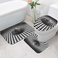 3D Illusion Horror Halloween Bathroom Set Creepy Zombie - Wonder Print Shop