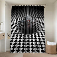 3D Illusion Horror Halloween Bathroom Set Creepy Zombie - Wonder Print Shop