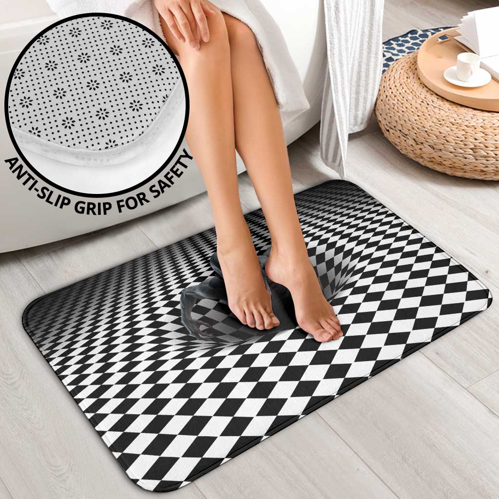 3D Illusion Horror Halloween Bathroom Set Creepy Zombie - Wonder Print Shop