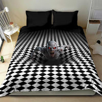 3D Illusion Horror Halloween Bedding Set Creepy Zombie - Wonder Print Shop