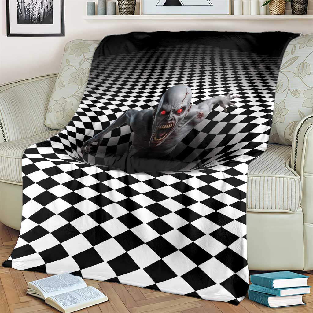 3D Illusion Horror Halloween Blanket Creepy Zombie - Wonder Print Shop