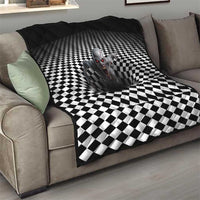 3D Illusion Horror Halloween Quilt Creepy Zombie - Wonder Print Shop
