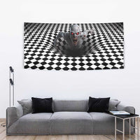 3D Illusion Horror Halloween Tapestry Creepy Zombie - Wonder Print Shop