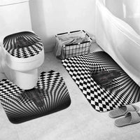 3D Illusion Horror Halloween Bathroom Set Scary Ghost - Wonder Print Shop