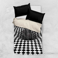 3D Illusion Horror Halloween Bedding Set Scary Ghost - Wonder Print Shop