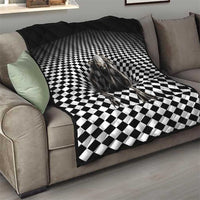 3D Illusion Halloween Quilt Horror Monster - Wonder Print Shop