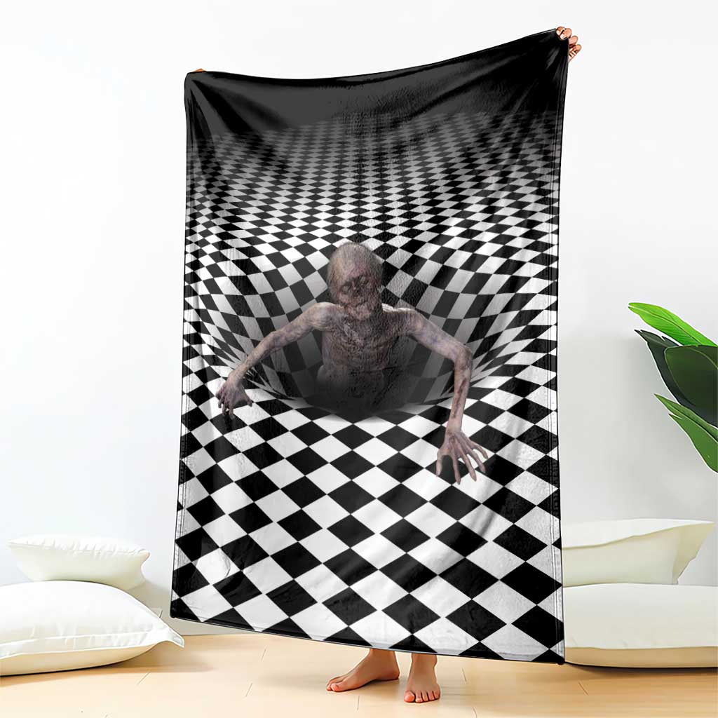 3D Illusion Horror Halloween Blanket Horrible Scary Zombie - Wonder Print Shop