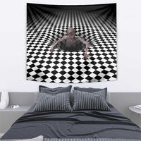3D Illusion Horror Halloween Tapestry Horrible Scary Zombie - Wonder Print Shop