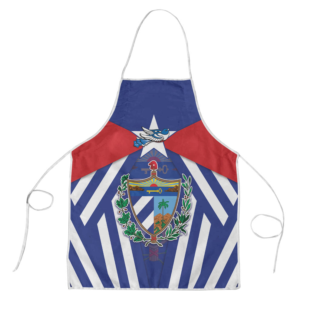 Viva Cuba Libre Apron Cuban Trogon With Coat Of Arms