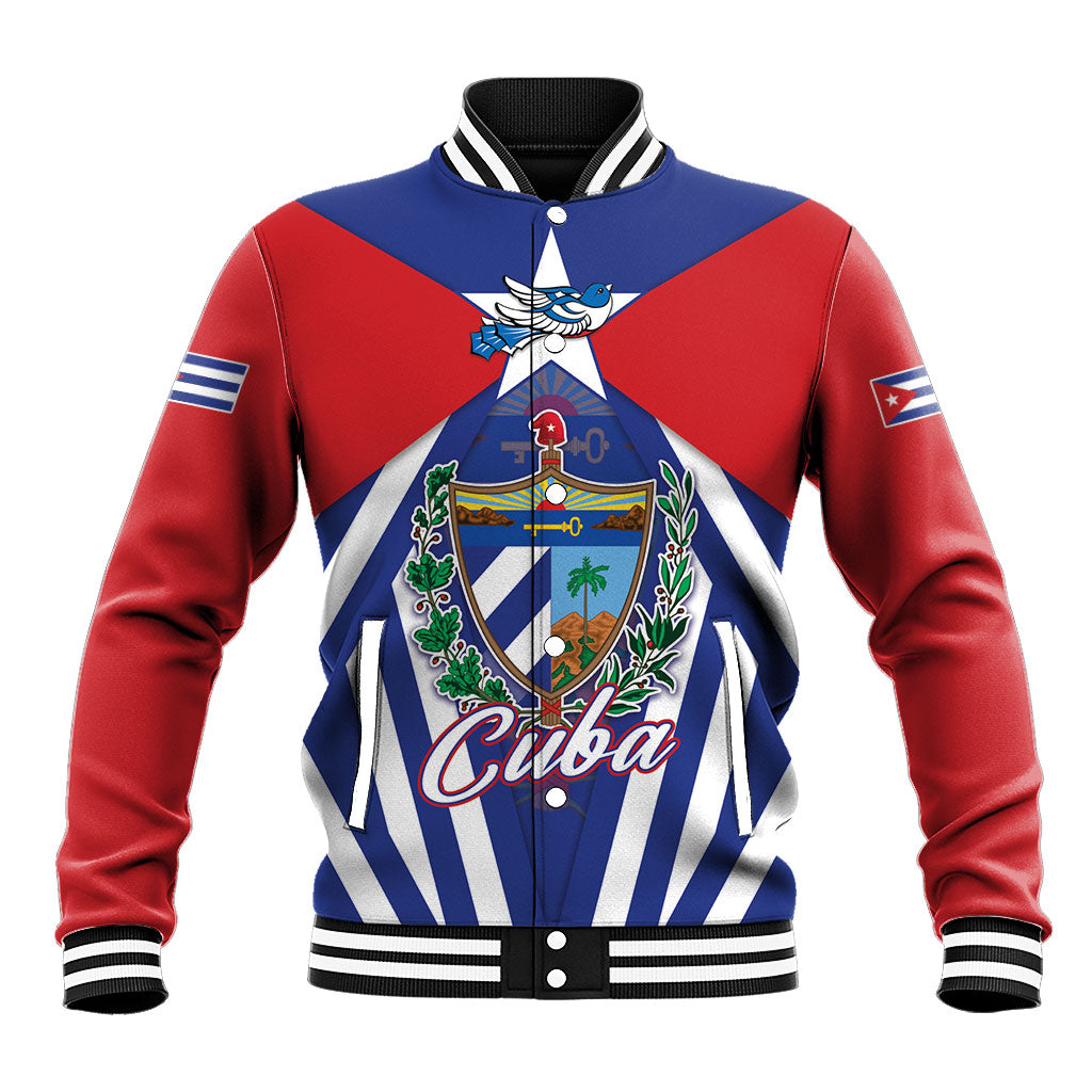 Viva Cuba Libre Baseball Jacket Cuban Trogon With Coat Of Arms