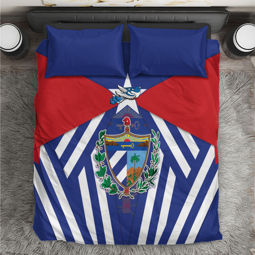 Viva Cuba Libre Bedding Set Cuban Trogon With Coat Of Arms