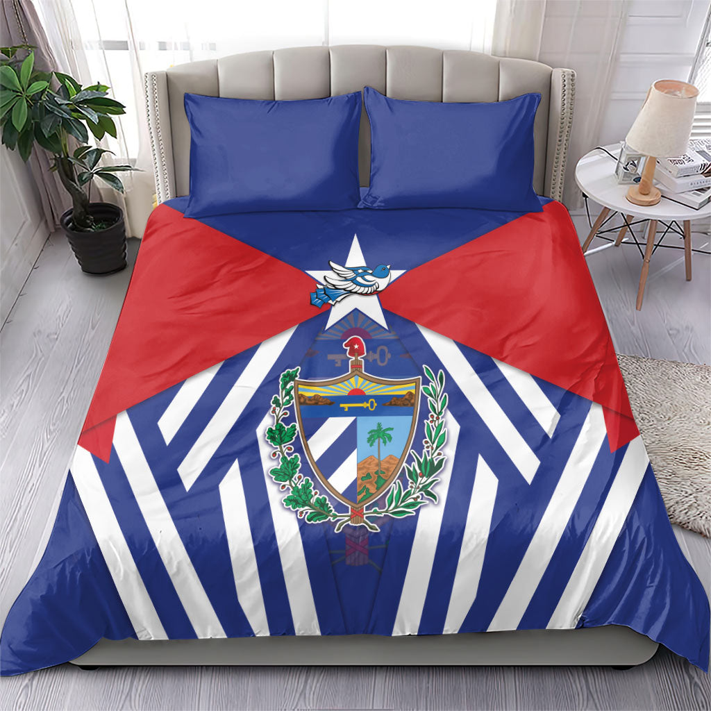 Viva Cuba Libre Bedding Set Cuban Trogon With Coat Of Arms
