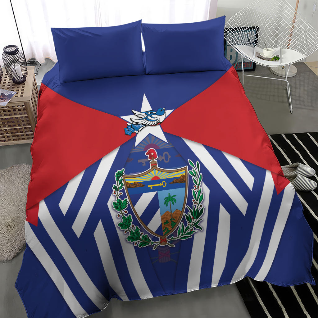 Viva Cuba Libre Bedding Set Cuban Trogon With Coat Of Arms