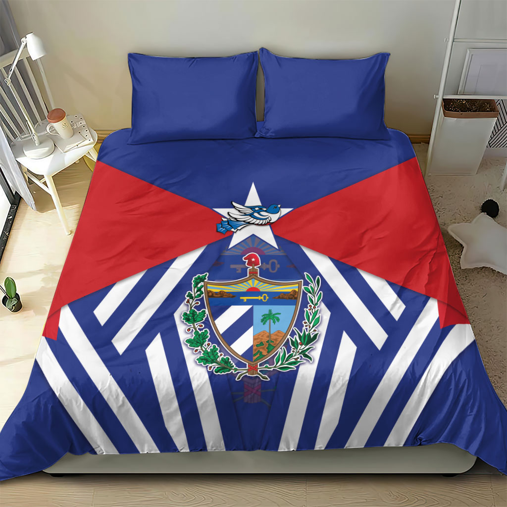 Viva Cuba Libre Bedding Set Cuban Trogon With Coat Of Arms