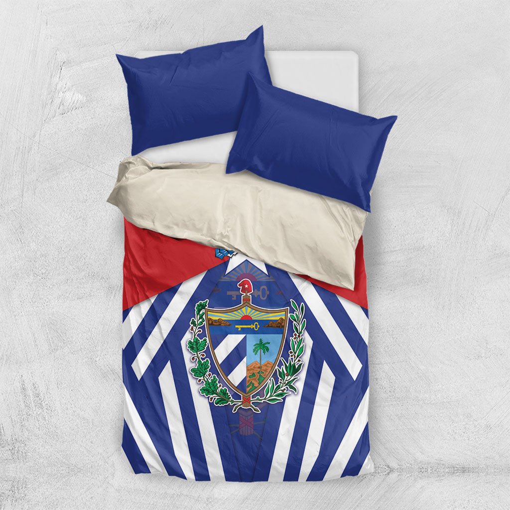 Viva Cuba Libre Bedding Set Cuban Trogon With Coat Of Arms