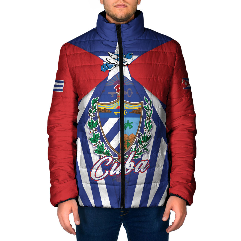 Viva Cuba Libre Padded Jacket Cuban Trogon With Coat Of Arms
