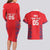 Custom England Cricket Couples Matching Long Sleeve Bodycon Dress and Hawaiian Shirt Go Three Lions Simple Style LT05 - Wonder Print Shop