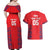 Custom England Cricket Couples Matching Off Shoulder Maxi Dress and Hawaiian Shirt Go Three Lions Simple Style LT05 - Wonder Print Shop