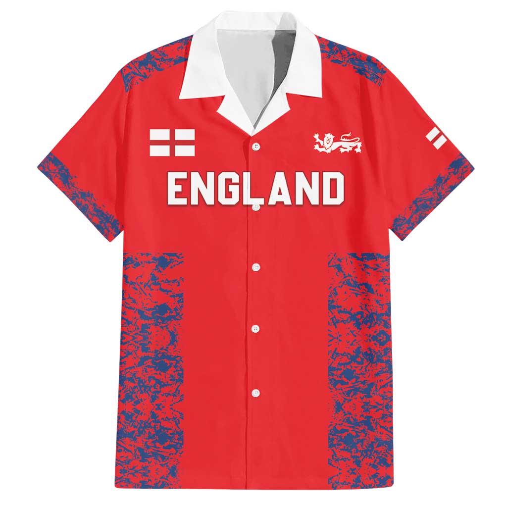 Custom England Cricket Hawaiian Shirt Go Three Lions Simple Style LT05 - Wonder Print Shop