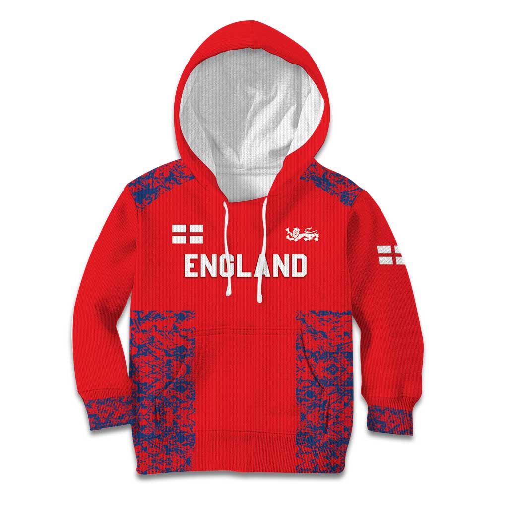 Custom England Cricket Kid Hoodie Go Three Lions Simple Style LT05 - Wonder Print Shop