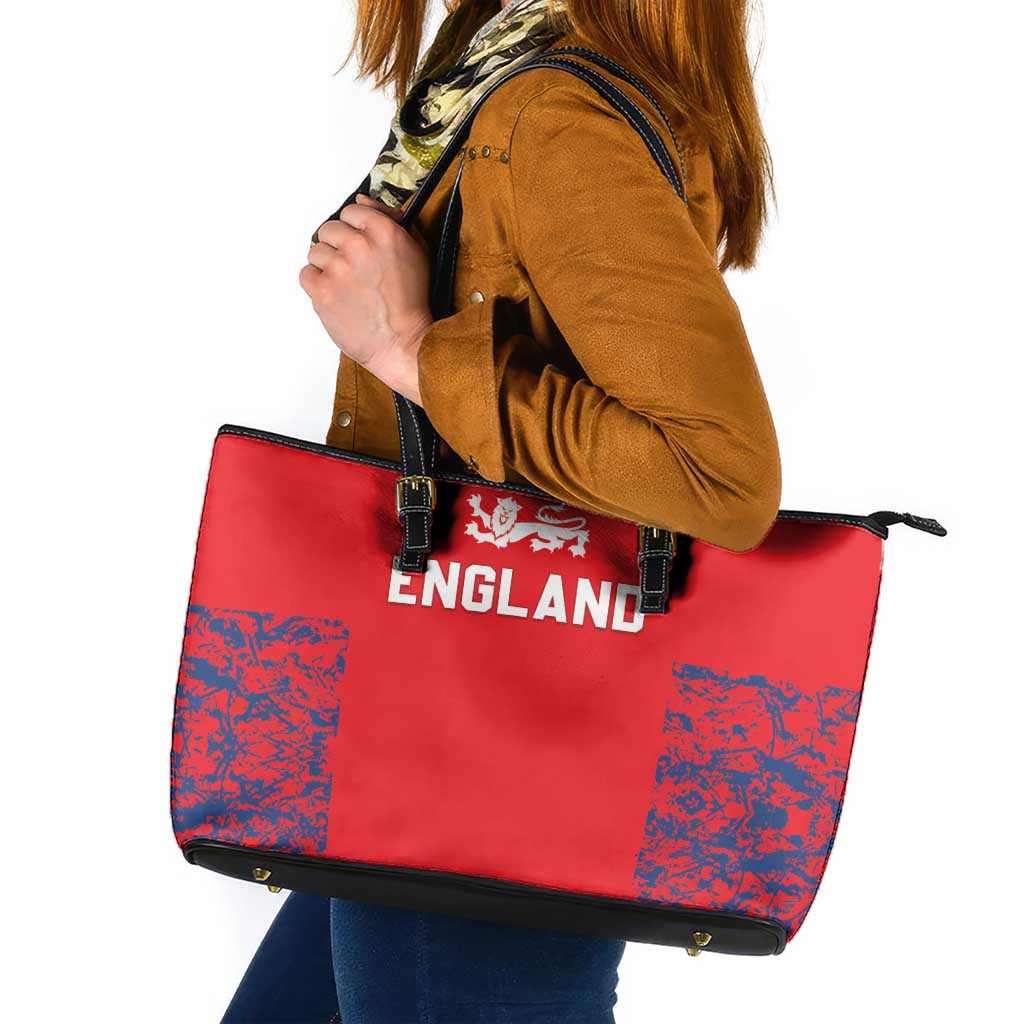 England Cricket Leather Tote Bag Go Three Lions Simple Style LT05 - Wonder Print Shop