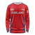 Custom England Cricket Long Sleeve Shirt Go Three Lions Simple Style LT05 - Wonder Print Shop