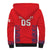 Custom England Cricket Sherpa Hoodie Go Three Lions Simple Style