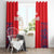 England Cricket Window Curtain Go Three Lions Simple Style